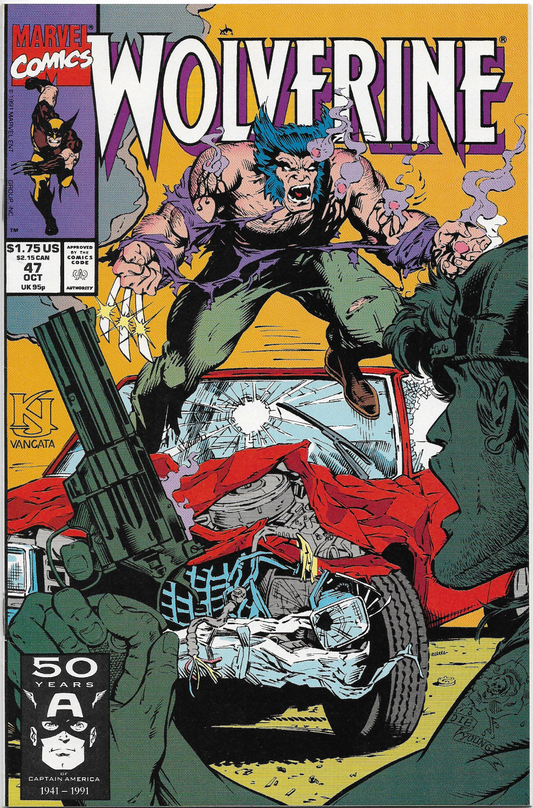 Wolverine #47 1991 Marvel Comics Copper Age "Dog Day"