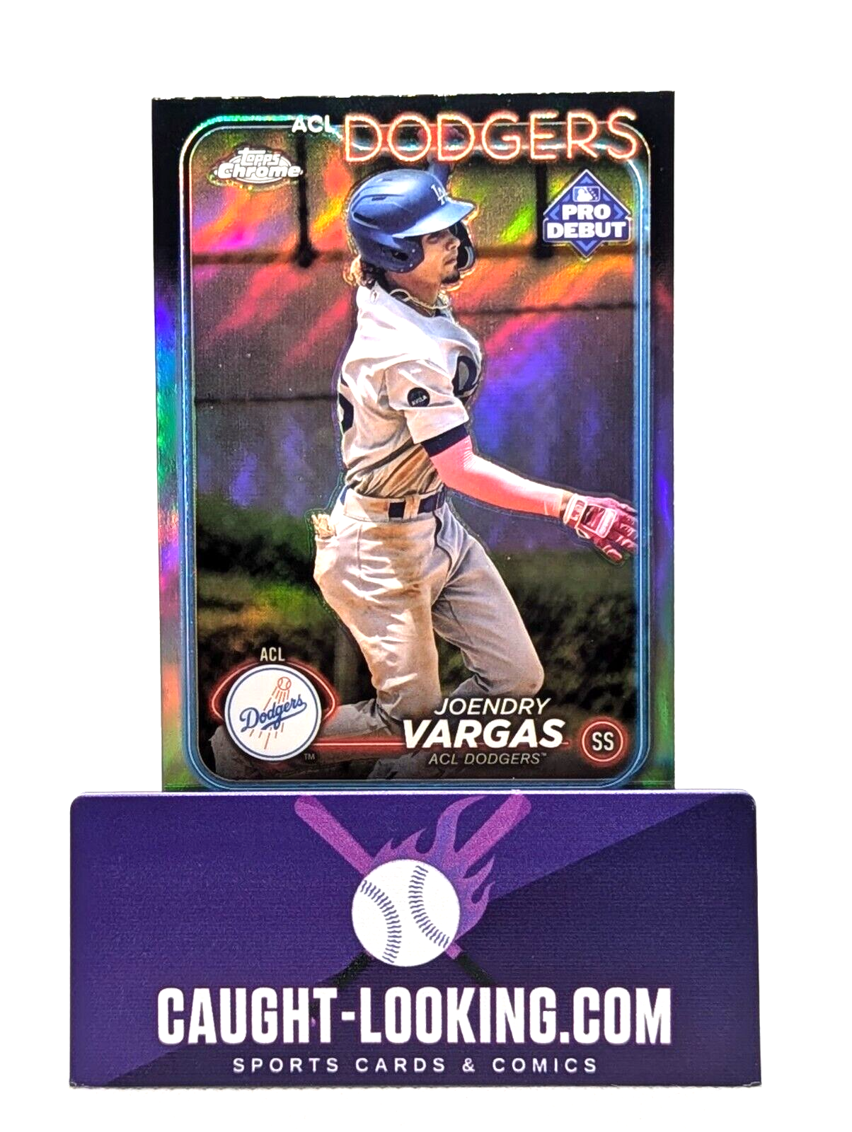 Joendry Vargas - 2024 Topps Pro Debut Chrome PDC-55 Dodgers