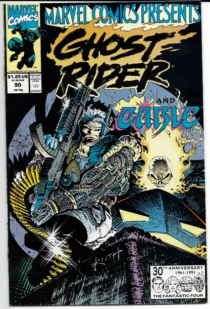 Marvel Comics Present #90 Wolverine | Ghost Rider | Cable 1991 Marvel Comics