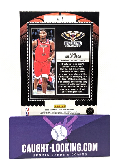 2023-24 Mosaic Jam Masters #16 Zion Williamson  - New Orleans Pelicans