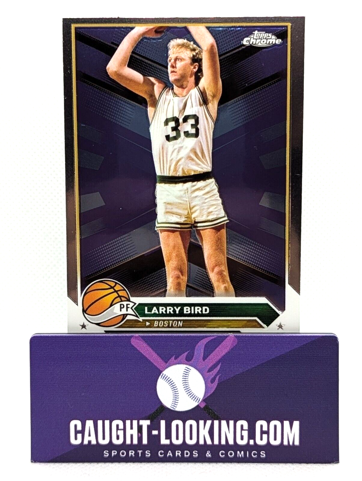 Larry Bird 2023-24 Topps Chrome Basketball #175 Boston Celtics