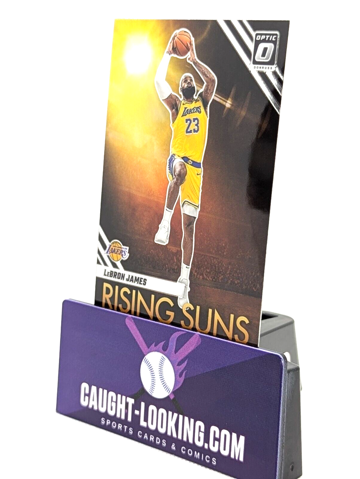 LeBron James #3 2023 Donruss Optic Rising Sun