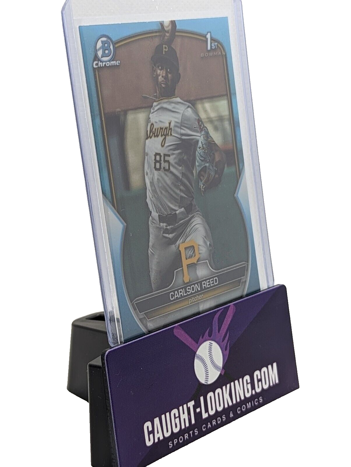 Carlson Reed SKY BLUE REFRACTOR 2023 Bowman Draft Chrome - 1st Bowman #BDC-11