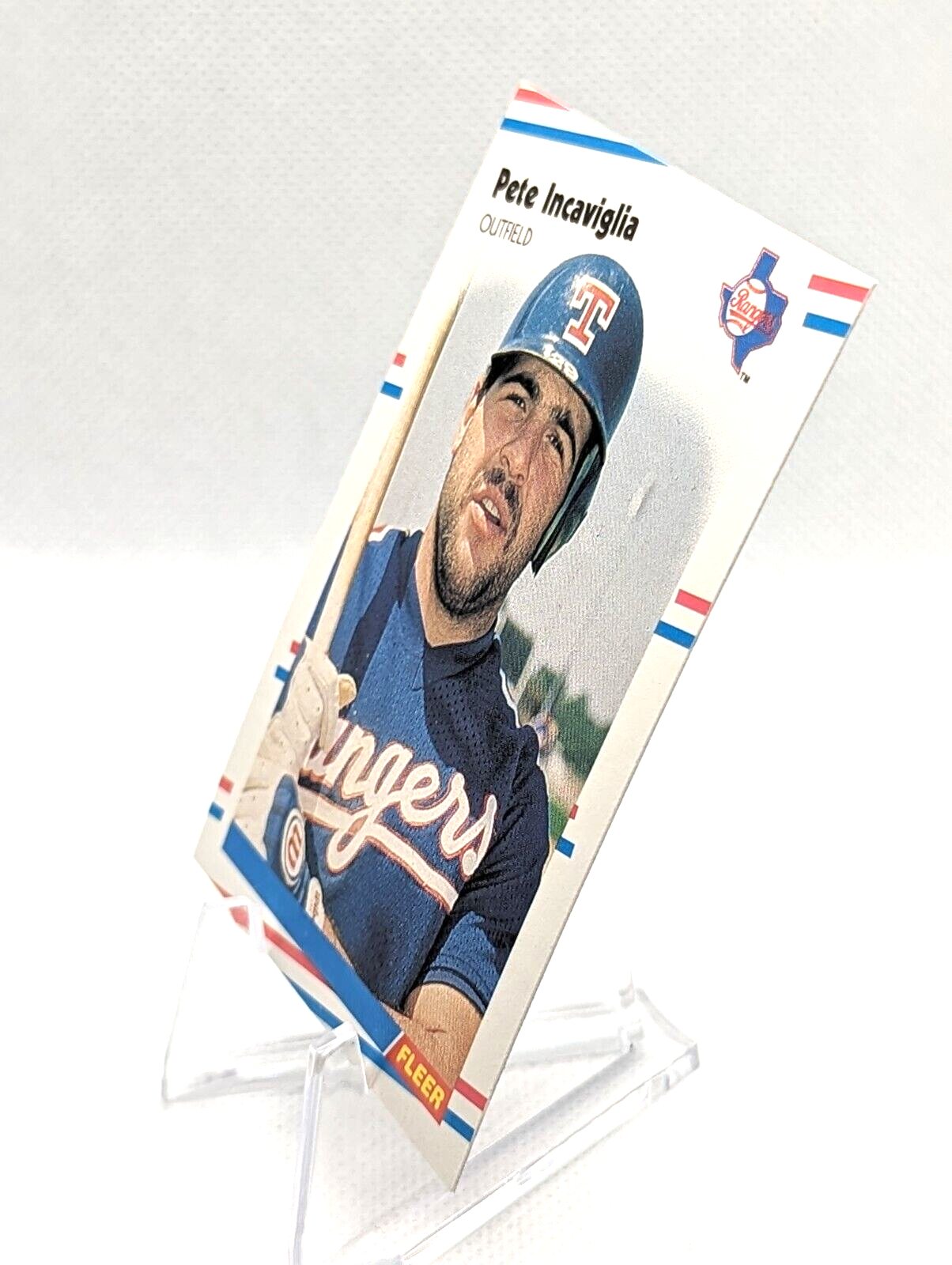Pete Incaviglia #470 1988 Fleer Texas Rangers