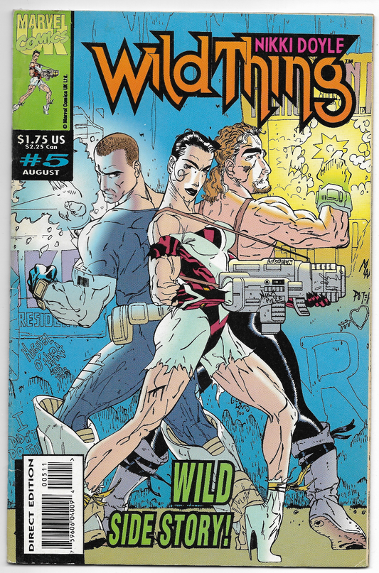 Wildthing #5 - 1993 Marvel Comics Wild Side Story, Part 1
