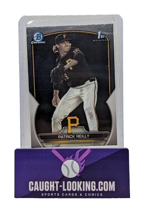 Patrick Reilly - 2023 Bowman Draft Chrome #BDC-54 1st Bowman Pirates Prospect