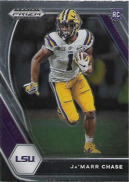 Ja'Marr Chase #112 [Rookie] 2021 Panini Prizm Draft Picks BENGALS RC LSU