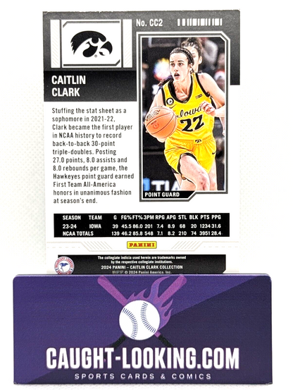 Caitlin Clark 2024 Caitlin Clark Collection #CC2 Contenders Season Ticket
