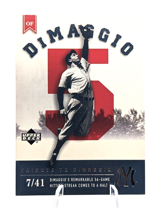 2002 Upper Deck Joe Dimaggio Tribute #106 New York Yankees