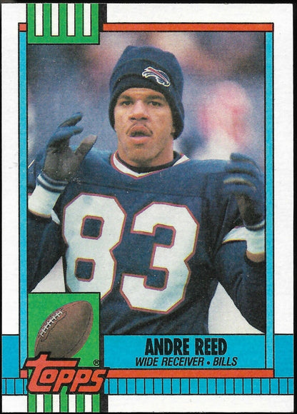 Andre Reed #204 - 1990 Topps NFL Buffalo Bills  