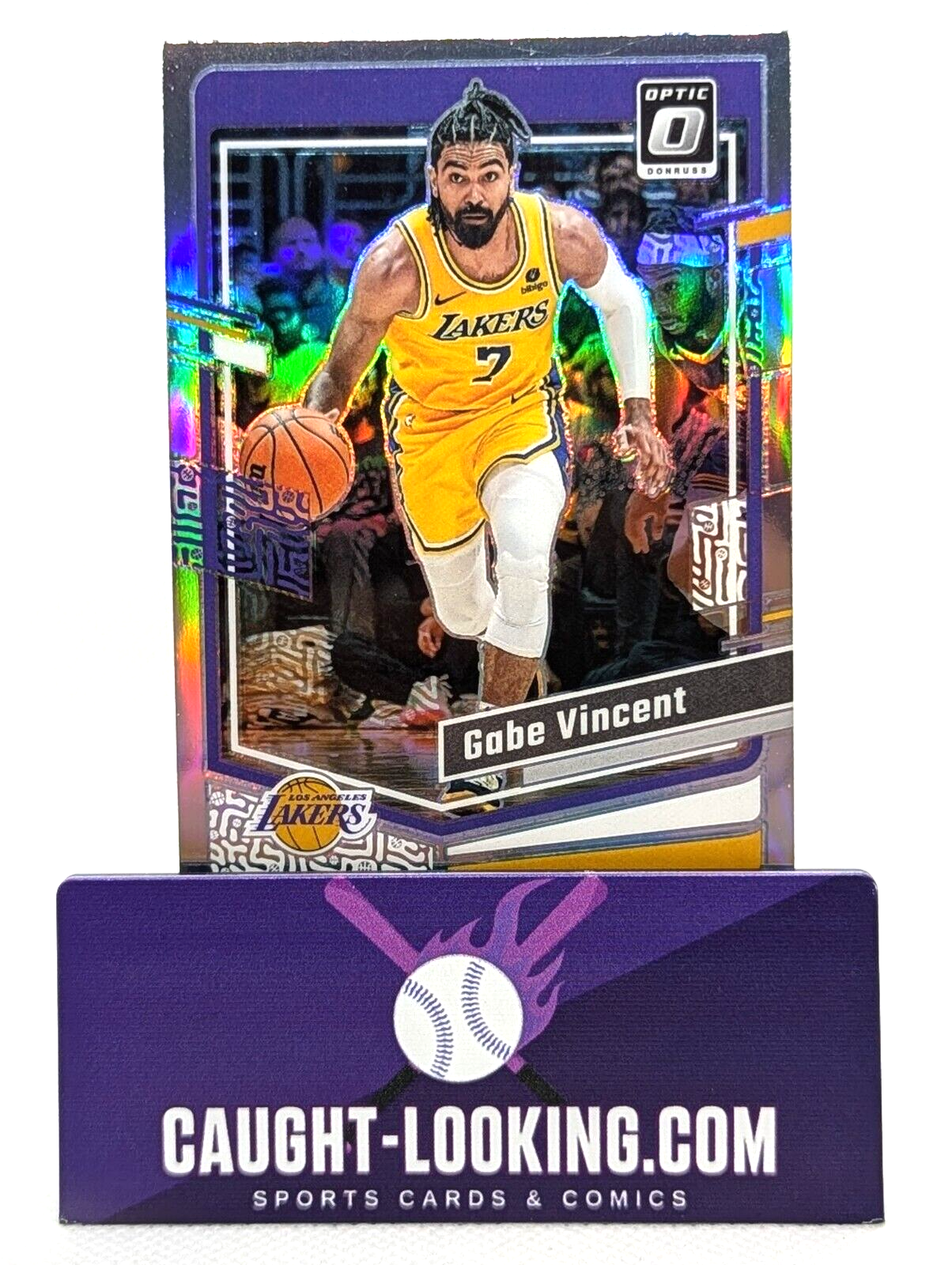 Gabe Vincent - 2023-24 Donruss Optic #36 Silver Holo LAKERS