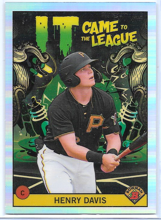 Henry Davis 2022 Bowman Chrome #ICFL-1 It Came to the League Insert Pirates!!!