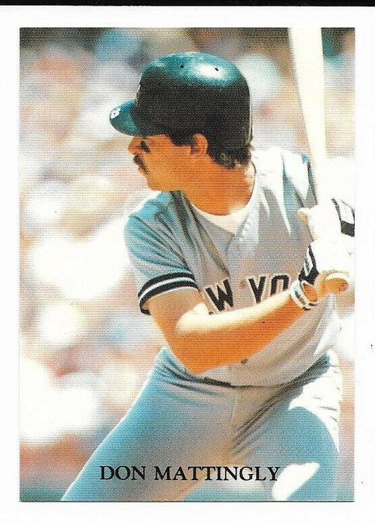 Don Mattingly 1987 Action Superstars NY Yankees Blue Print - RARE 
