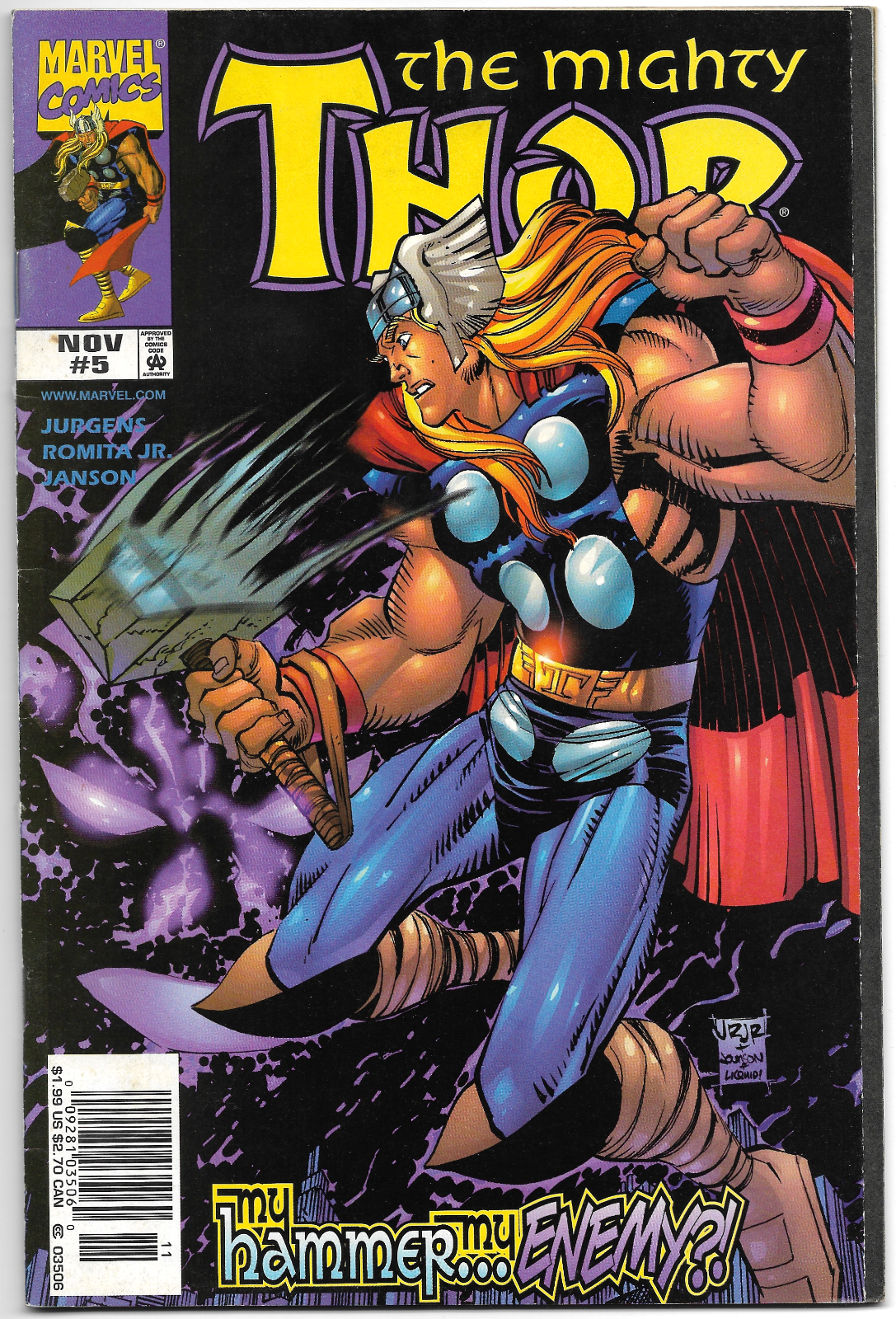 The Mighty Thor #5 - 1998 Marvel Comics