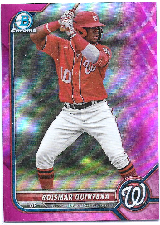 Roismar Quintana [Fuchsia Pink Vapor Refractor] #BCP-219 2022 Bowman Chrome /199