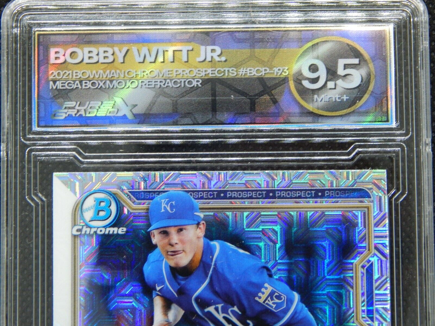 Bobby Witt Jr Refractor #BCP-193 - 2021 Bowman Chrome Prospects - 9.5 Mint+