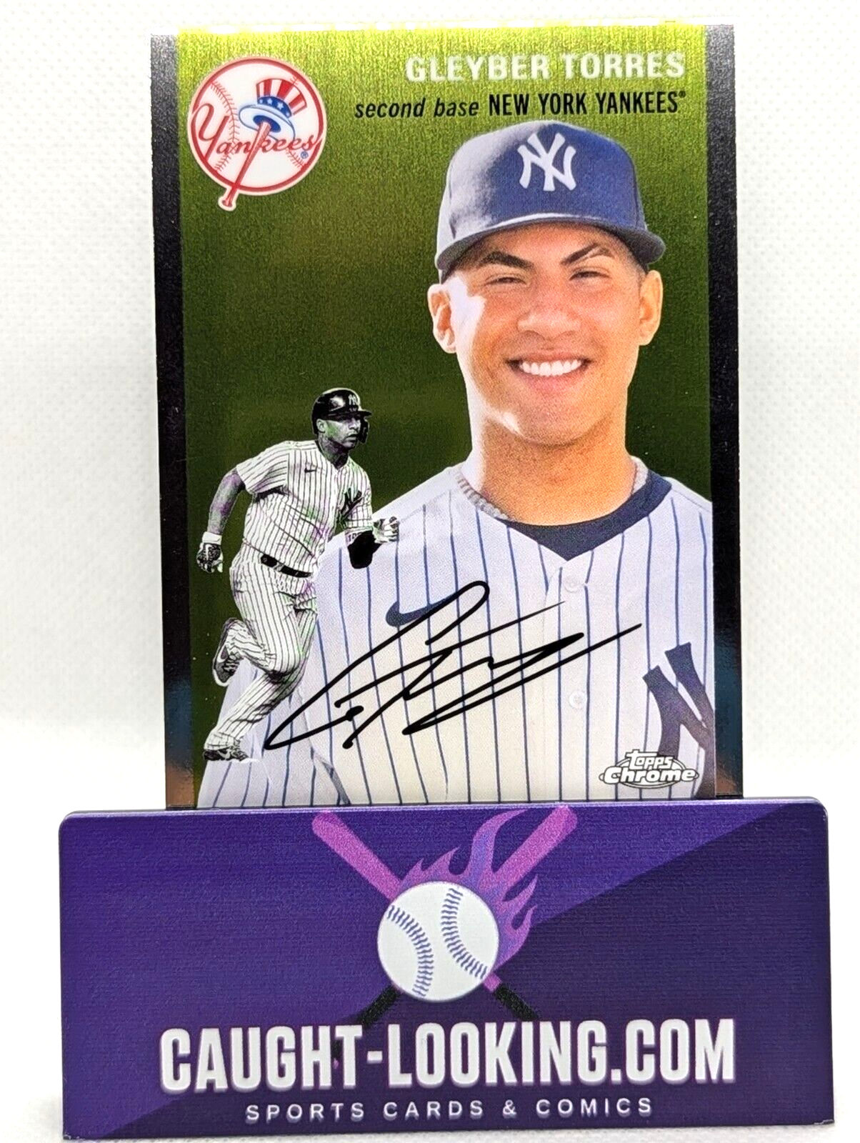 2023 Topps Chrome Platinum Annniversary Gleyber Torres #304 Yankees