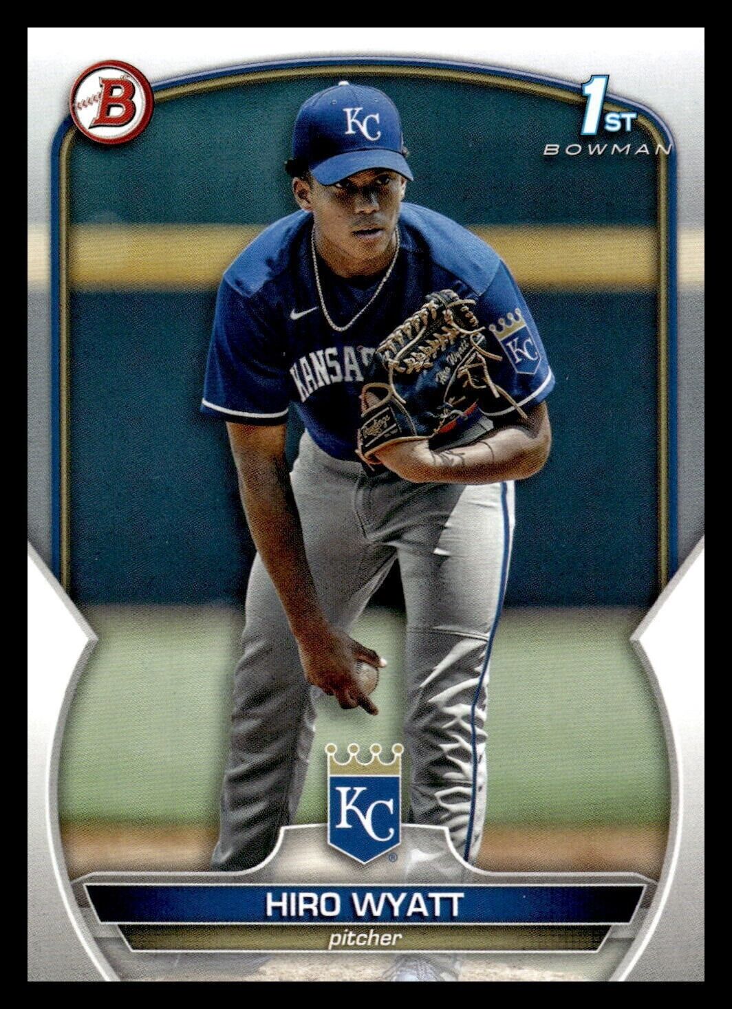 2023 Bowman Draft #BD-80 Hiro Wyatt Kansas City Royals 1st Baseball Card