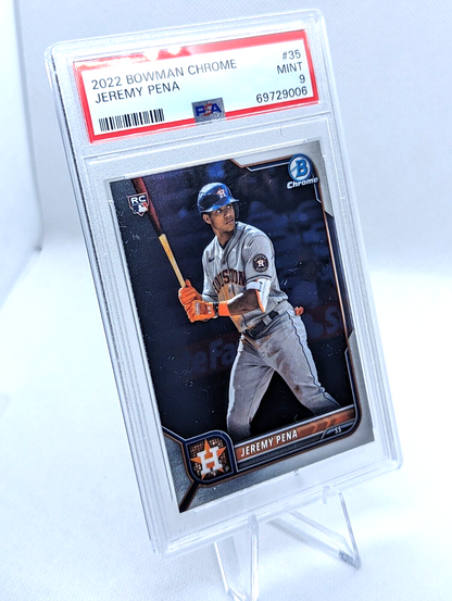 Jeremy Pena PSA 9 2022 Bowman Chrome Rookie #35 RC Rookie