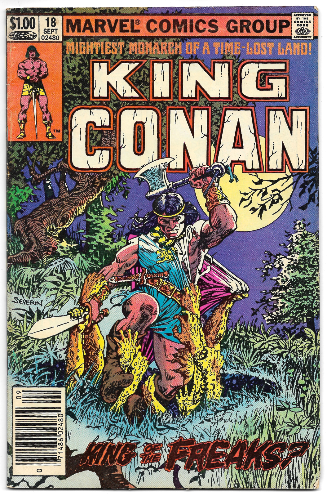 King Conan #18 - 1993 Marvel Comics NEWSSTAND EDITION