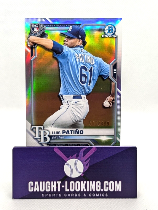 2021 Bowman Chrome Refractors #62 Luis Patino /499