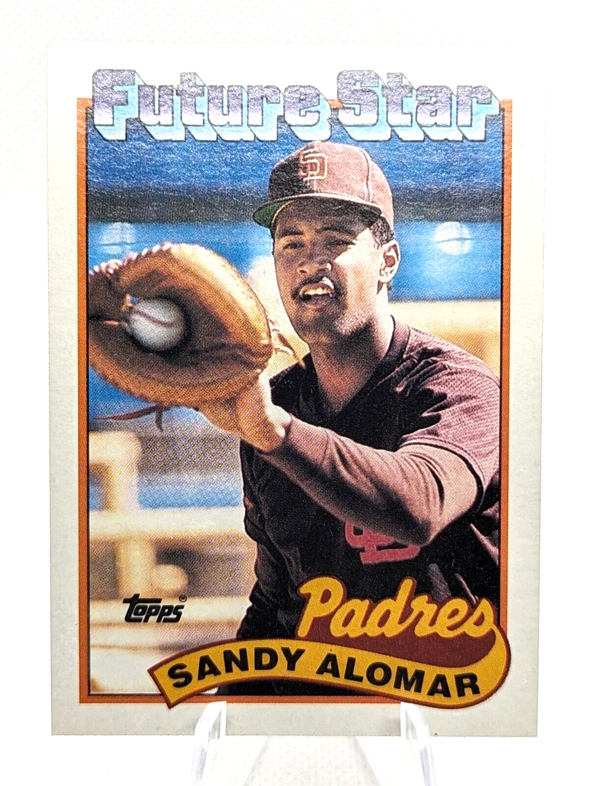 1989 Topps #648 Sandy Alomar FUTURE STAR Rookie RC Padres Baseball Card