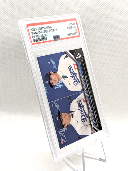 Yoshinobu Yamamoto / Shohei Ohtani 2023 Topps NOW Offseason #OS26 PSA 10