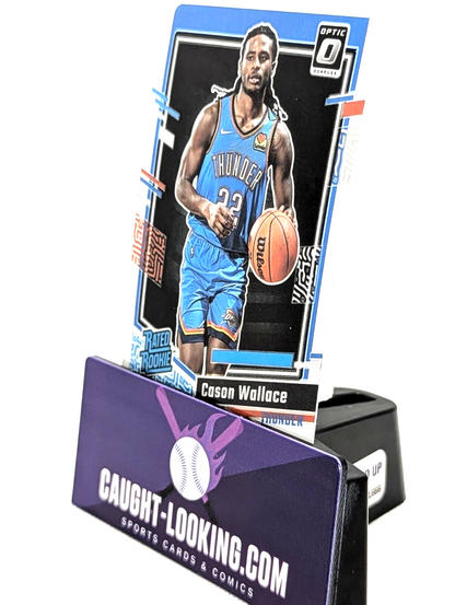Cason Wallace - 2023-24 Donruss Optic #218 Oklahoma City Thunder Rated Rookie