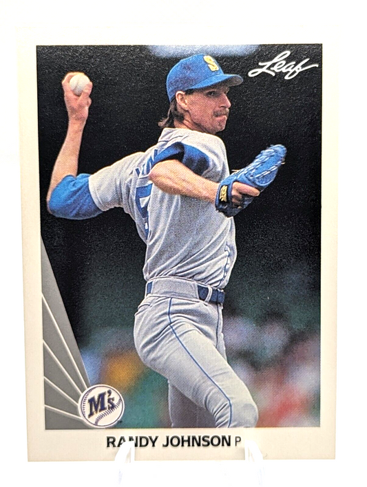 1990 Leaf #483 Randy Johnson Seattle Mariners FREE SHIPPING