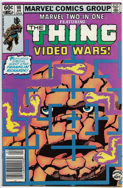Marvel Two In One #98 - 1983 Marvel Comic "Vid Wars!"