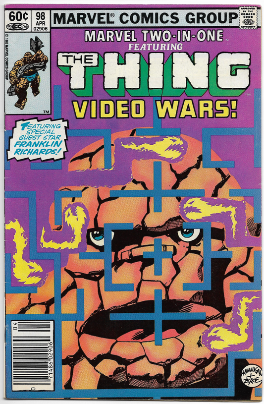 Marvel Two In One #98 - 1983 Marvel Comic "Vid Wars!"