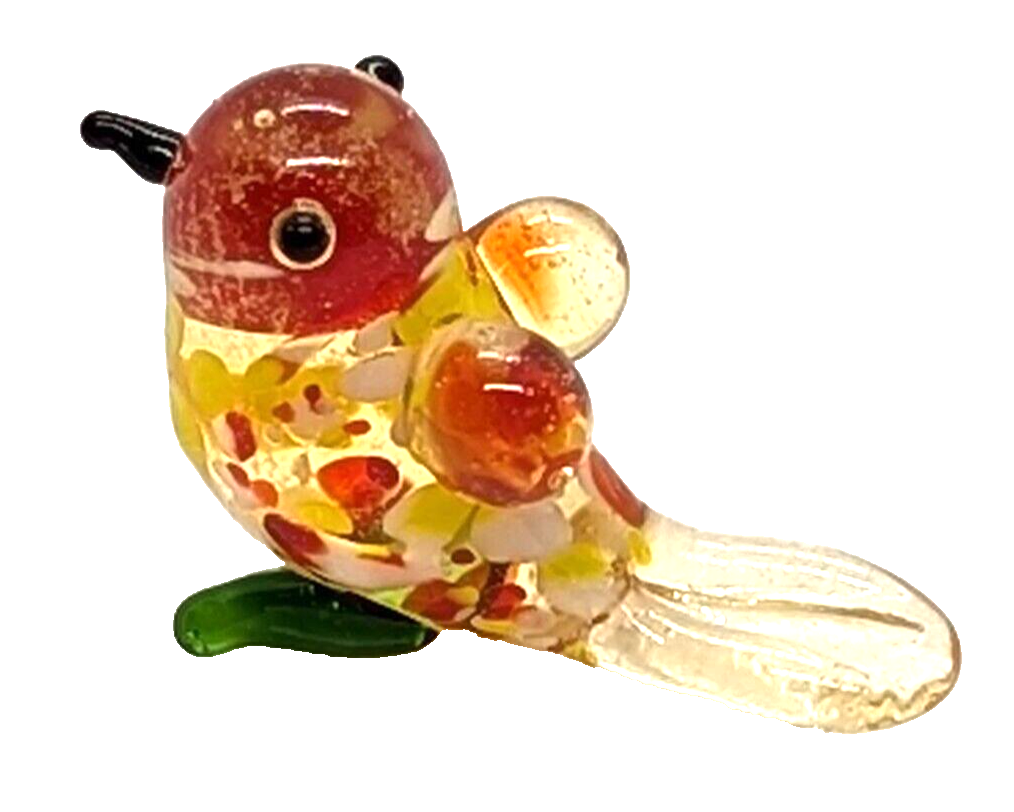 Ganz World Miniature Mini Glass Collectible Figurine Bird