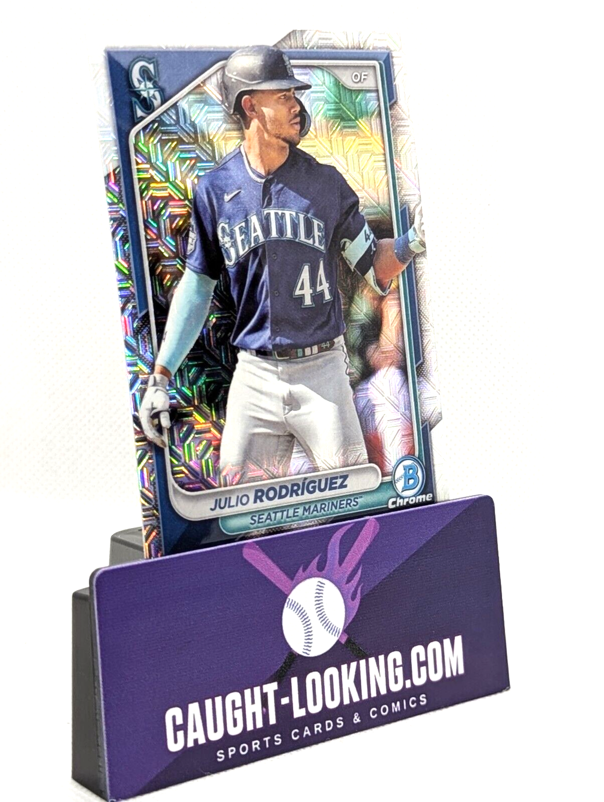 2024 Bowman Mega Box Mojo Refractor #90 Julio Rodriguez  -  Seattle Mariners