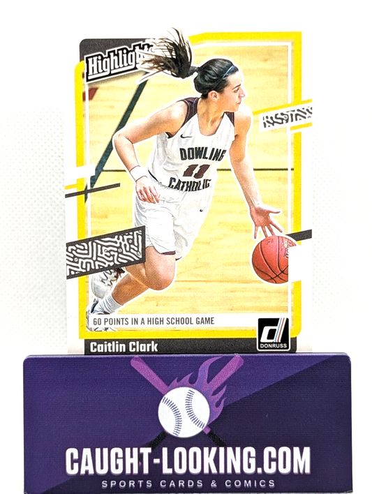 2024 Panini Caitlin Clark Collection - Highlights #H3 Caitlin Clark (RC)
