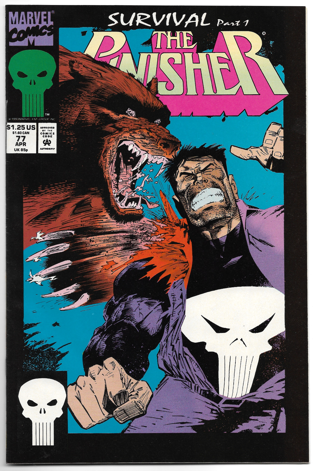The Punisher #77 "Survival" Part 1 1993 Marvel Comics