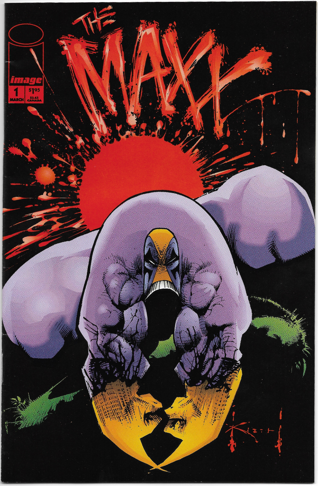 The Maxx #1 - 1993 Image Comic Book Sam Keith