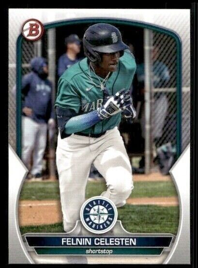 Felnin Celesten 2023 Bowman Draft #BD-178 Mariners Prospect