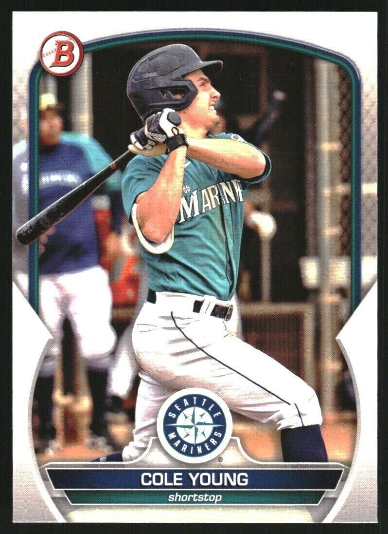 Cole Young 2023 Bowman Draft #BD87 Mariners Prospect