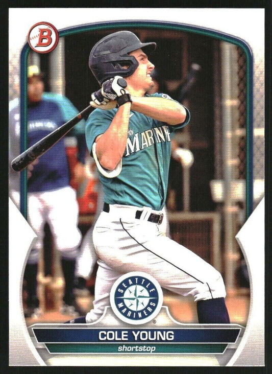 Cole Young 2023 Bowman Draft #BD87 Mariners Prospect