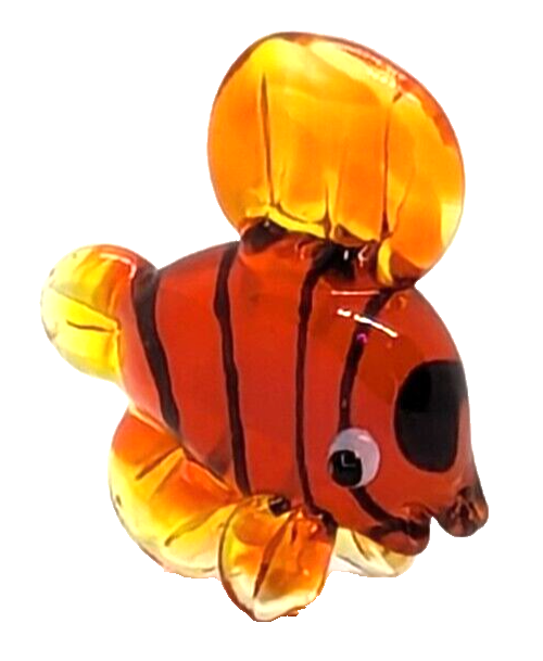 Ganz World Miniature Mini Glass Collectible Figurine Clownfish