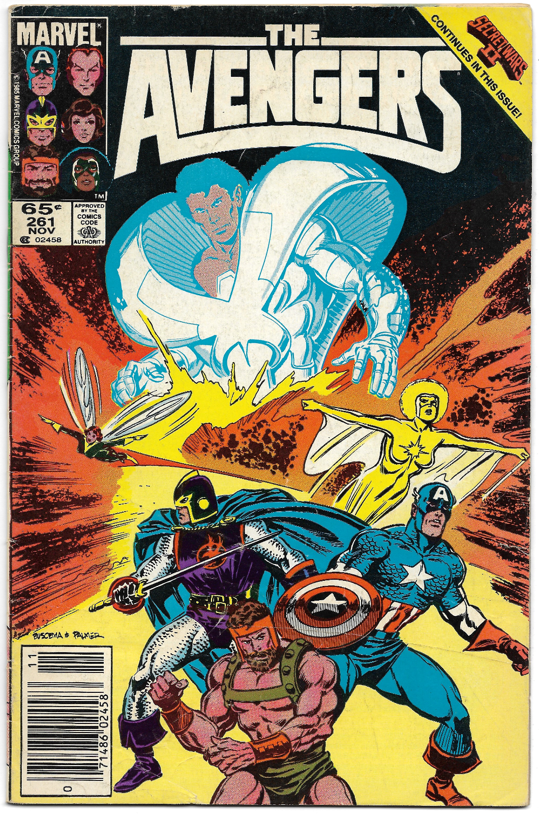 Avengers #261 - 1985 Marvel Comics - EARTH and BEYOND!