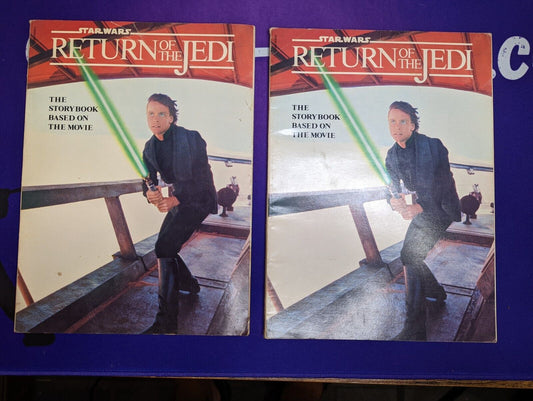 Star Wars Return of the Jedi Storybooks (2) - Vintage (Random House, 1983)