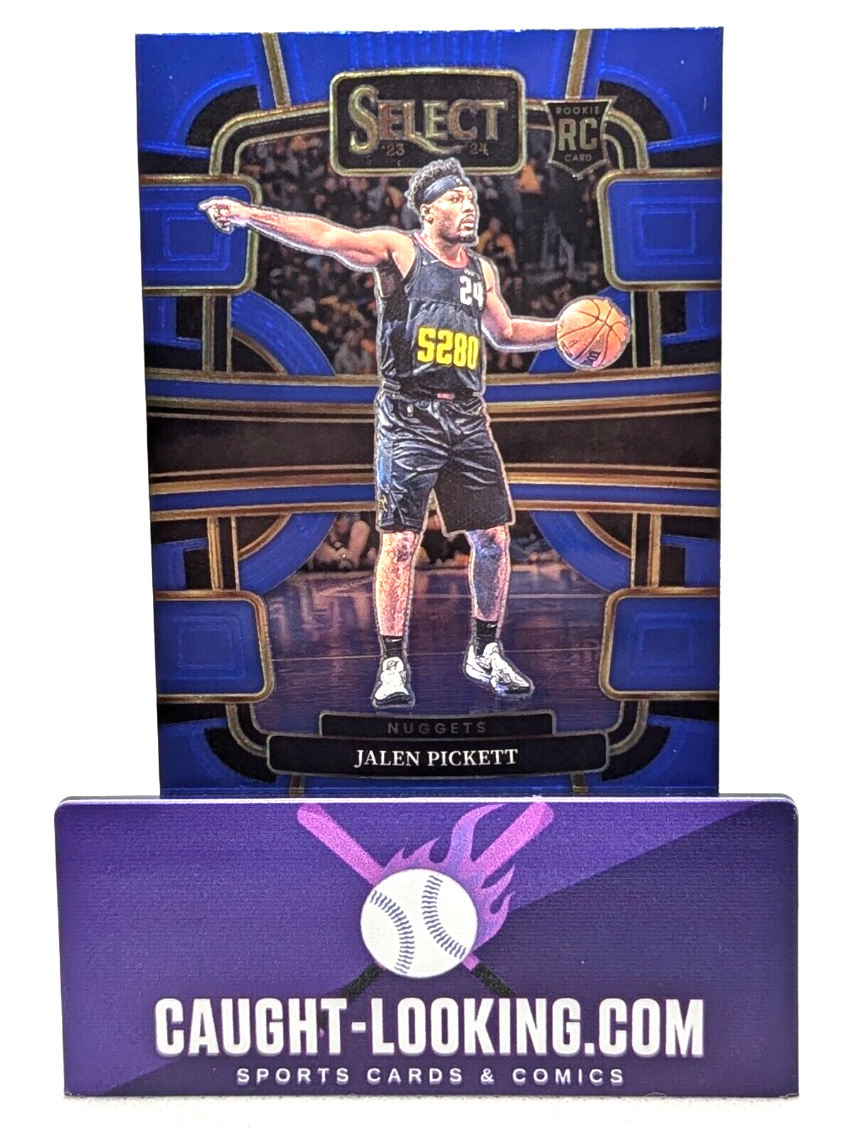 2023-24 Panini Select - Concourse Blue #68 Jalen Pickett (RC)