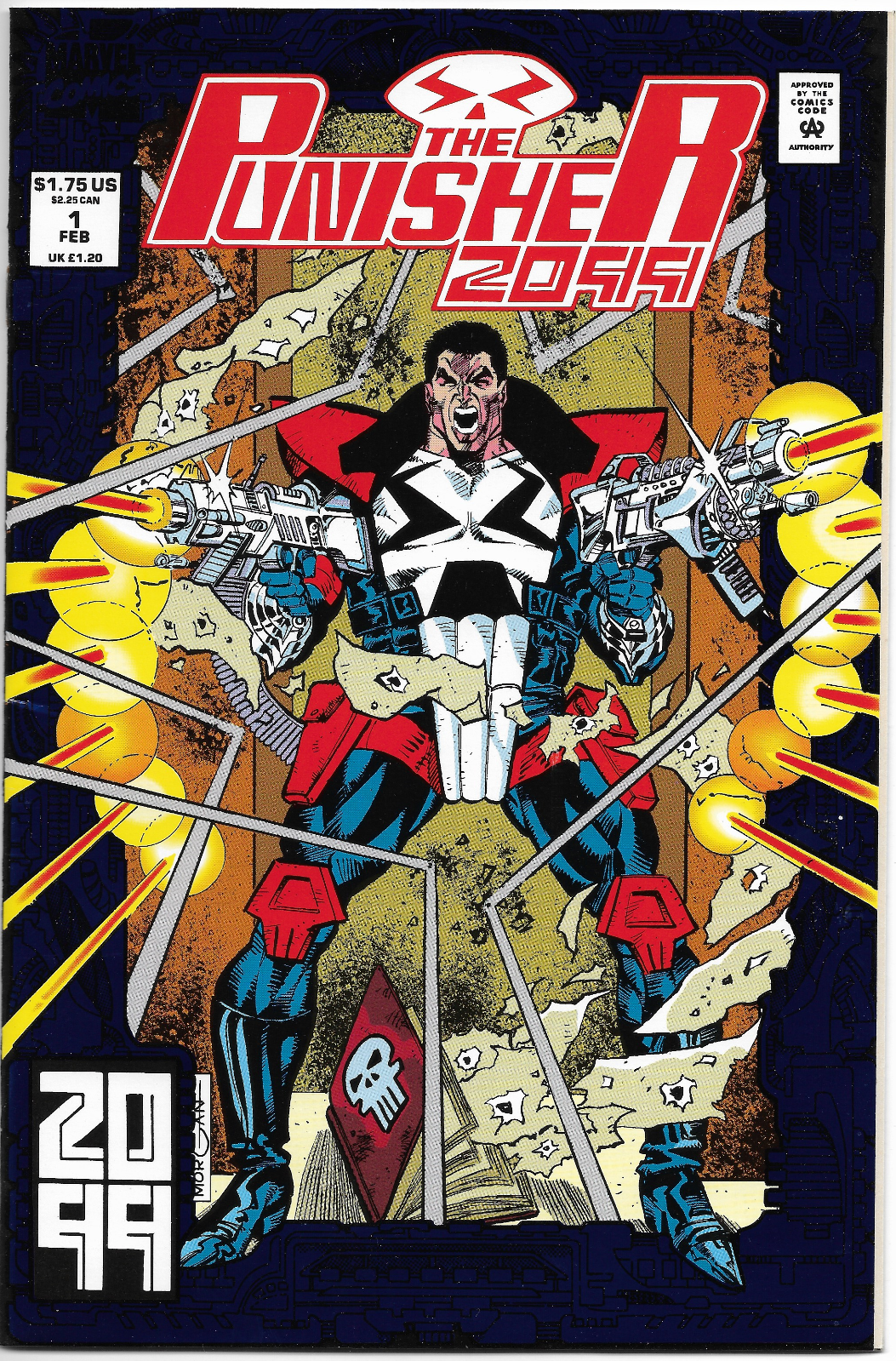 Punisher 2099 #1 - 1993 Marvel Comics