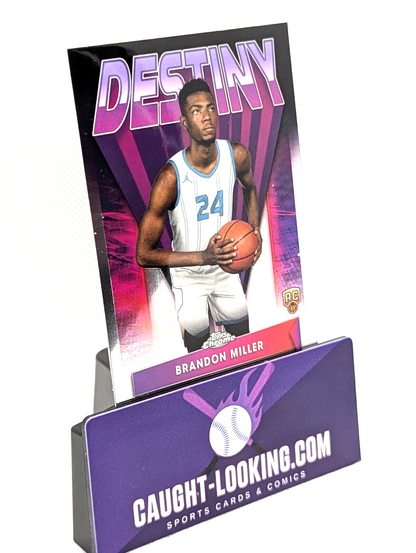 Brandon Miller - 2024 Topps Chrome Basketball Destiny #D-2 Hornets NBA
