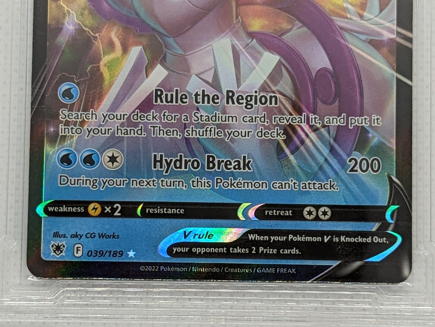 Origin Forme Palkia V 039/198 - Astral Radiance - Ultra Rare - NM/Mint - 9 Mint