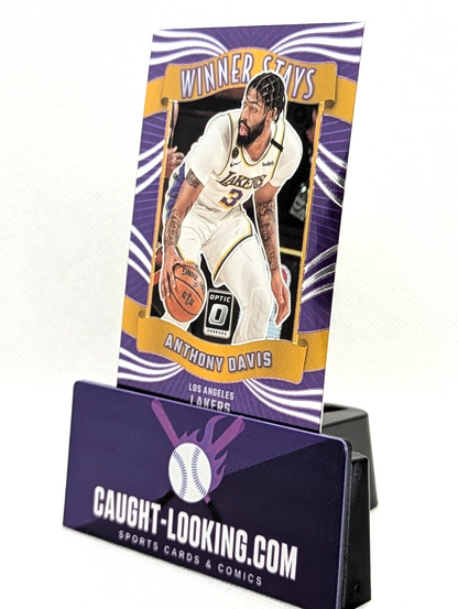2023-24 Panini Donruss Optic - Winner Stays Purple Prizm #19 Anthony Davis