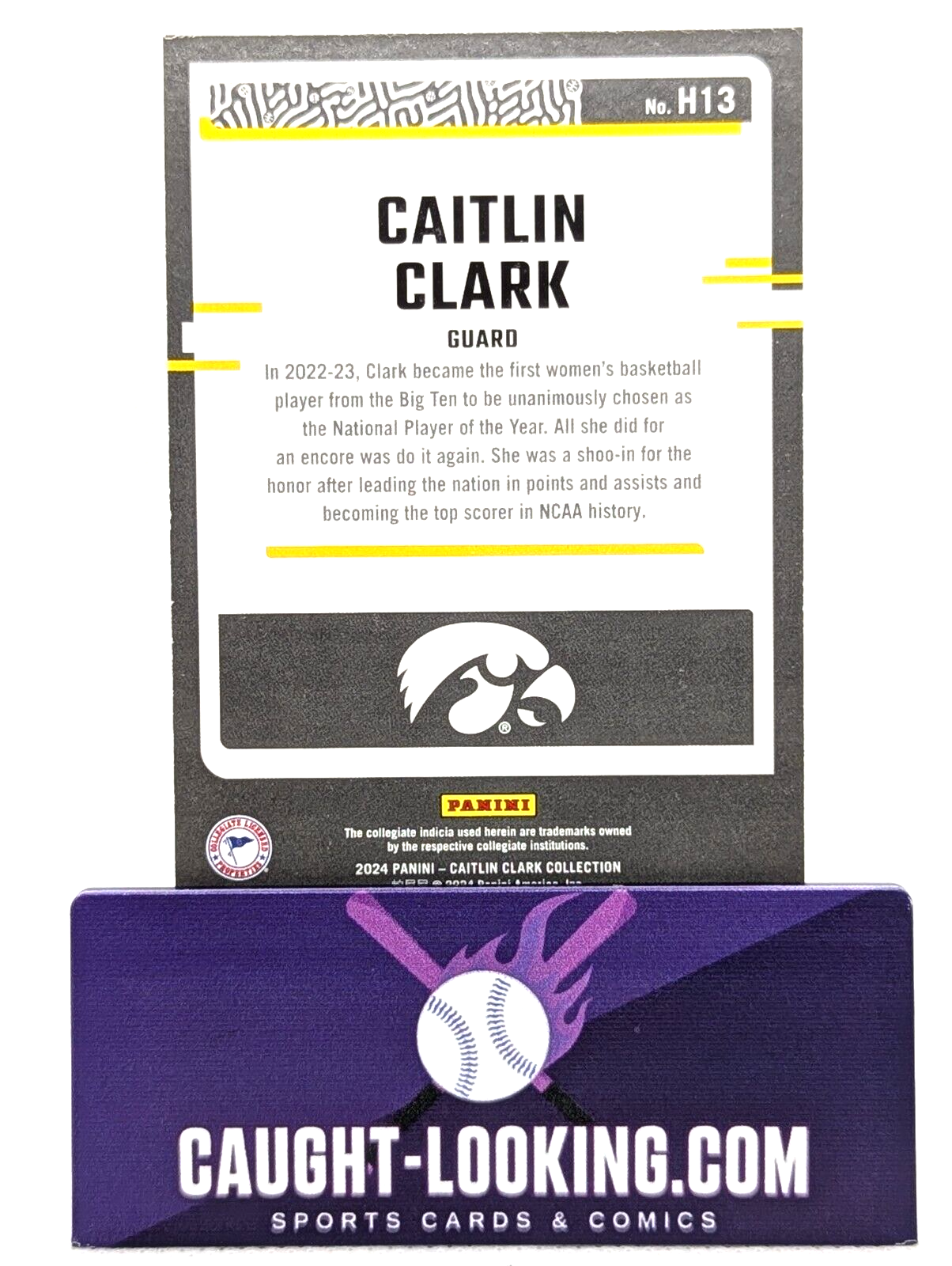 2024 Panini Caitlin Clark Collection - Highlights #H13 Caitlin Clark (RC)