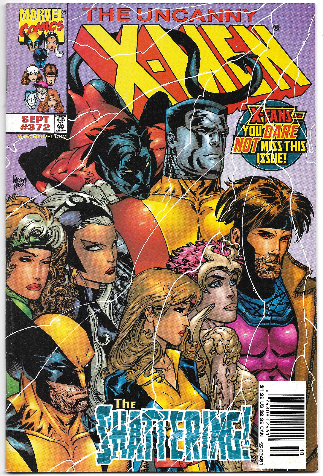 Uncanny X-Men #372 - 1999 Marvel Comics
