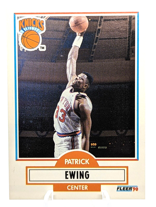 1990 Fleer #125 Patrick Ewing - New York Knicks